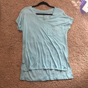American Eagle blue pocket tee Medium