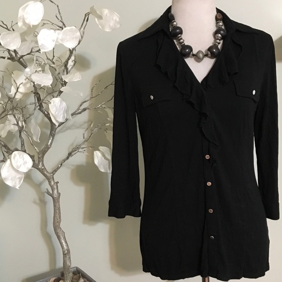White House Black Market Tops - WHITE HOUSE BLACK MARKET BLOUSE
