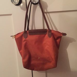 Burnt orange Longchamp!  🍂🍂