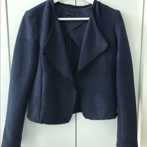 ann taylor navy outwear