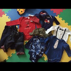 Baby boy clothes 3-6 months, 8 pieces