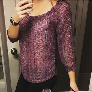 Boho peasant blouse