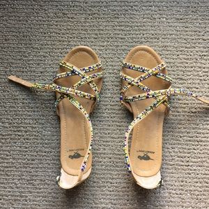 Beaded sandal