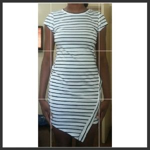 Midi striped dress