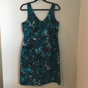 J.Crew Floral Silk Cocktail Dress Sz 12