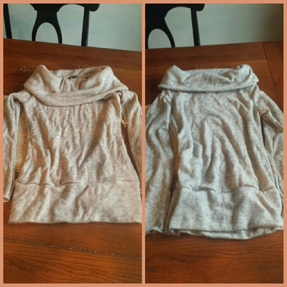 Sweaters - SOLD!   Cowl neck off shoulder sweater Like New