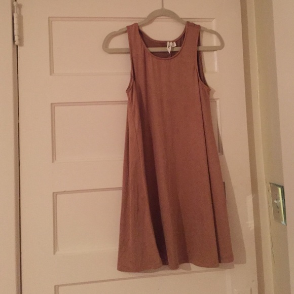 Suede tan dress!