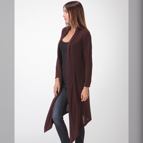Brown Cardigan  Plus Size and Regular Size - Picture 2 of 5