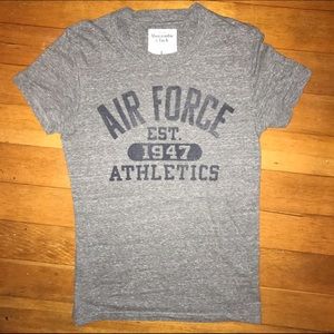 A&F Air Force Graphic Tee (Unisex SM)