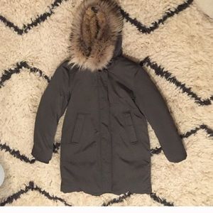 Beautiful Theory coat with real fur
