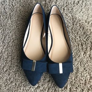 Suede flats