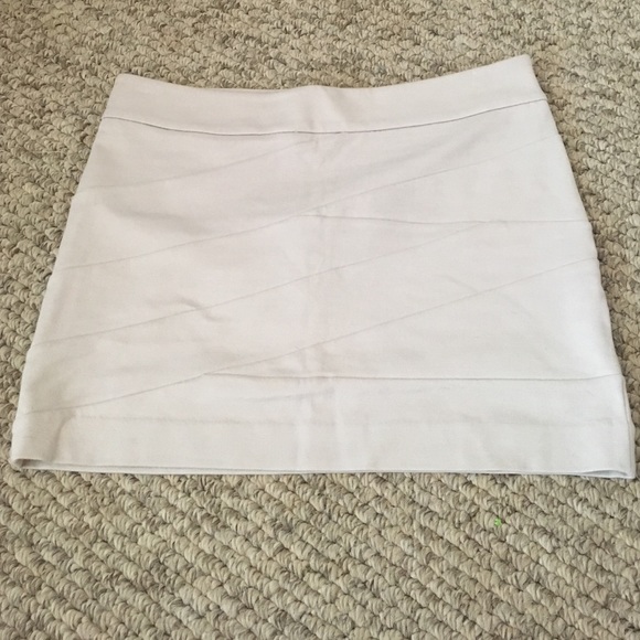 Express Nude Mini Skirt