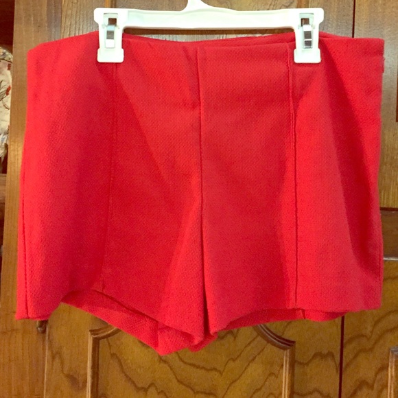 Red shorts