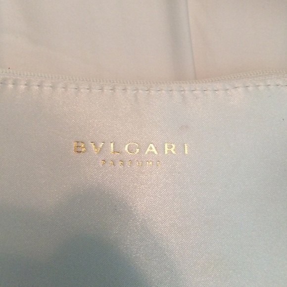 BVLGARI Parfums white wristlet & pink bracelet