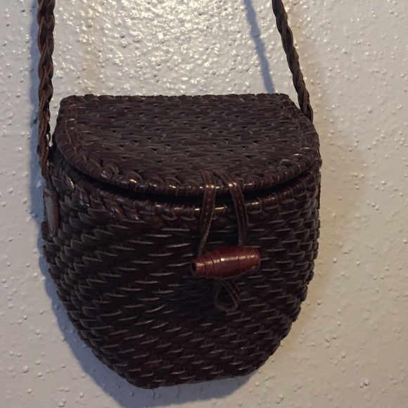 Rattan cross-body