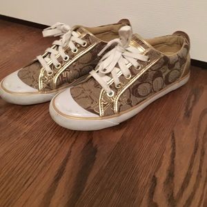 Gold Coach Sneakers