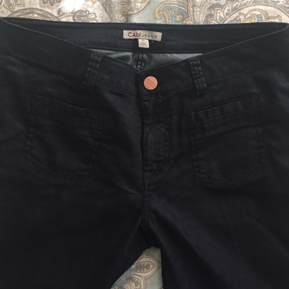 CAbi flare jeans super dark wash size 10