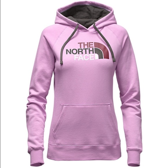 The North Face women's purple hoodie
