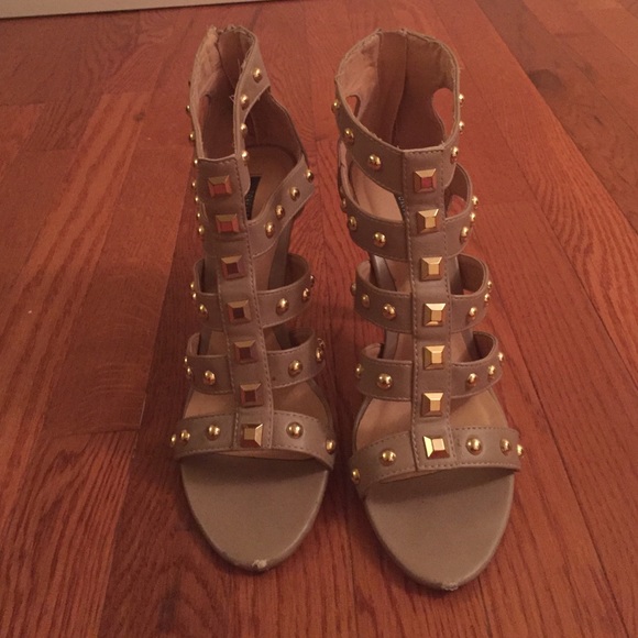 Studded Gladiator Sandals