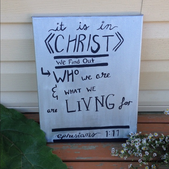 Bible Verse Canvas ✝ - Picture 1 of 2