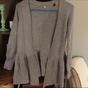 Knitted & Knotted Anthropologie Peplum Sweater