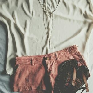 Coral Pink American Eagle Shorts