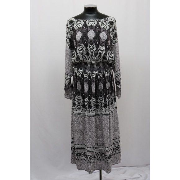 Free people Lady Long Sleeve Print Ivory Combo