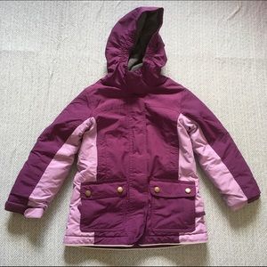 Girls purple winter jacket