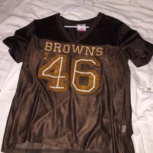PINK Victoria secret Browns jersey