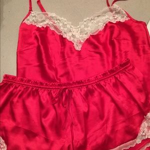 VS sleep shorts and tank