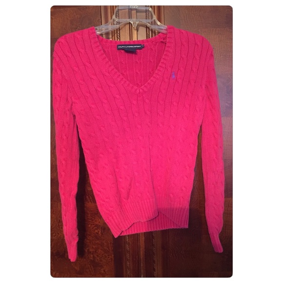 Pink Polo Sweater