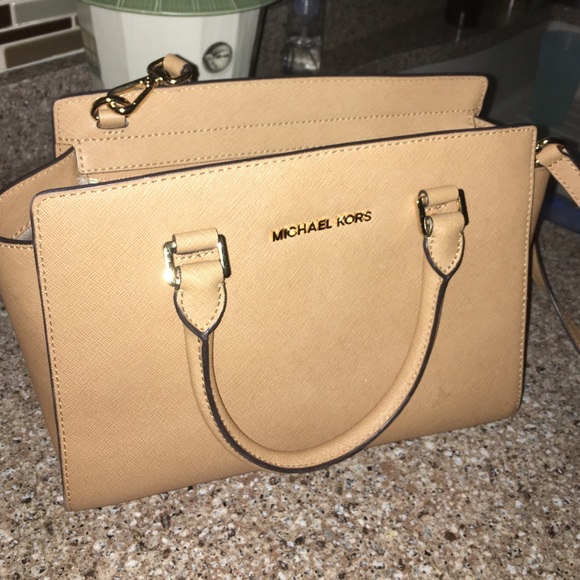 Tan Michael Kors purse