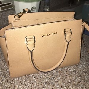 Tan Michael Kors purse
