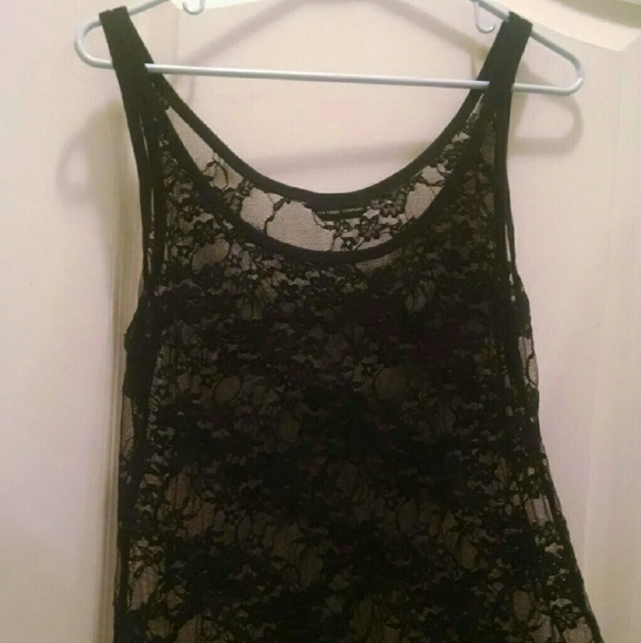 Black lace New York & Company Tank Top