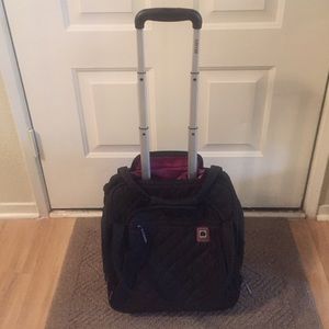 Delsey carry on bag on wheels