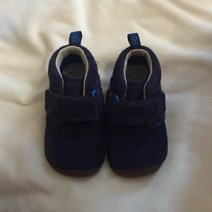 Clarks walker boots suede navy