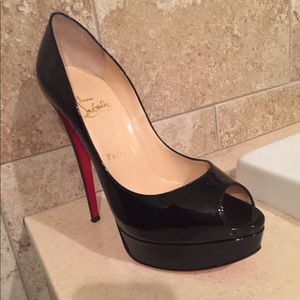 Christian louboutin lady peep toe