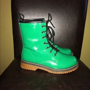 Green Dr. Marten boots