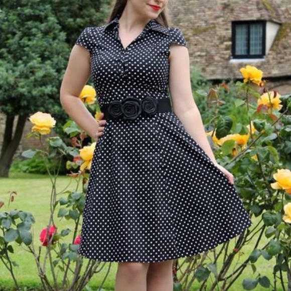 Hepcat Soda Fountain polka dot dress