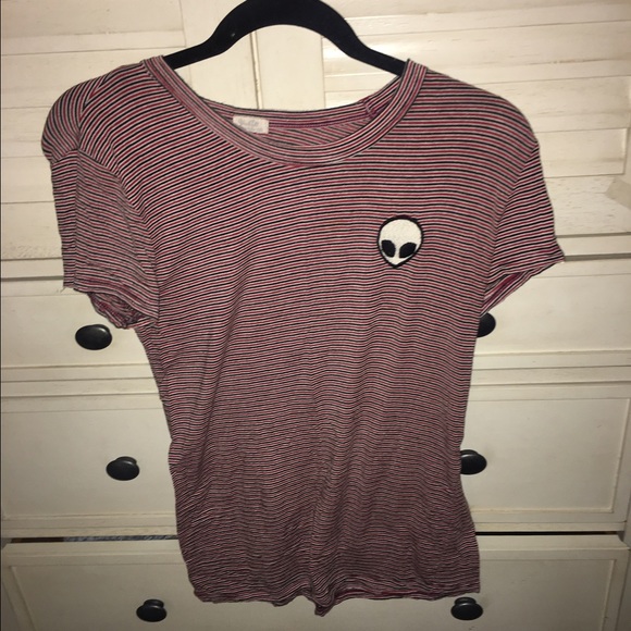 Striped Alien Brandy Melville Top