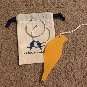 Chloe and Isabel branch hoop earrings