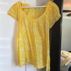 Floral ruffle sleeve blouse