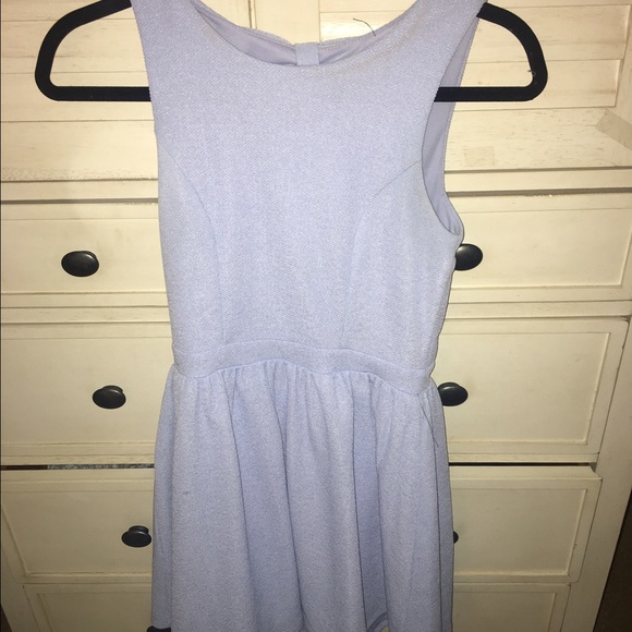 Baby Blue Dress Bow Back Dainty Hooligan