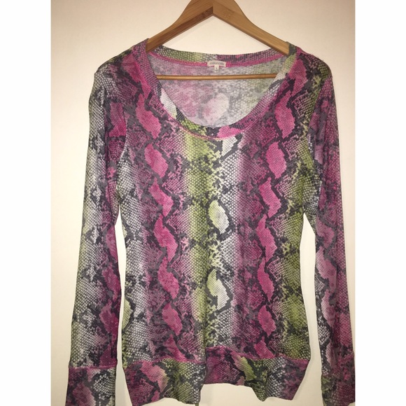 Maurice's snake print top (size L)