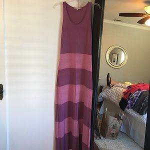 Purple maxi dress