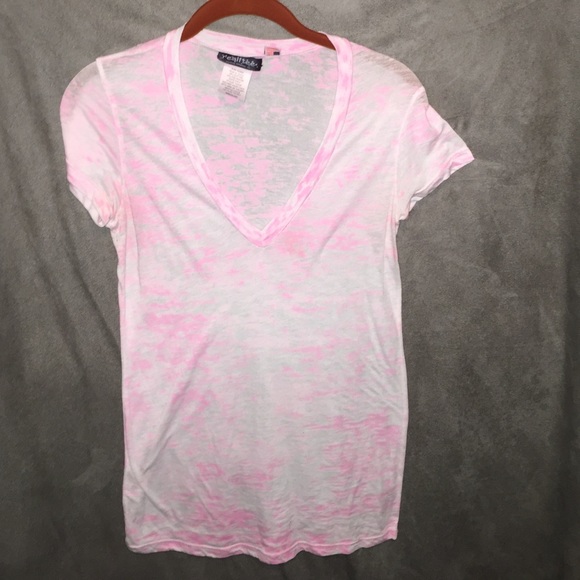 Pink short sleeved shirt