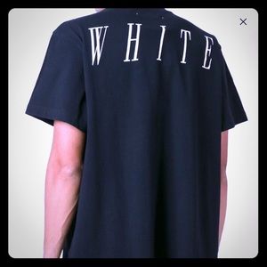 Off-White Fall 2016 Mock neck black tee