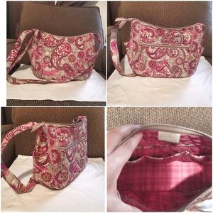 On the Go Crossbody in Paisley Meets Plaid