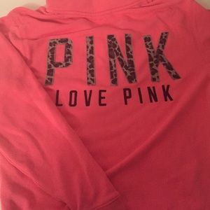 Vs pink half zip