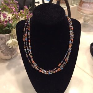 Handmade beaded necklace.